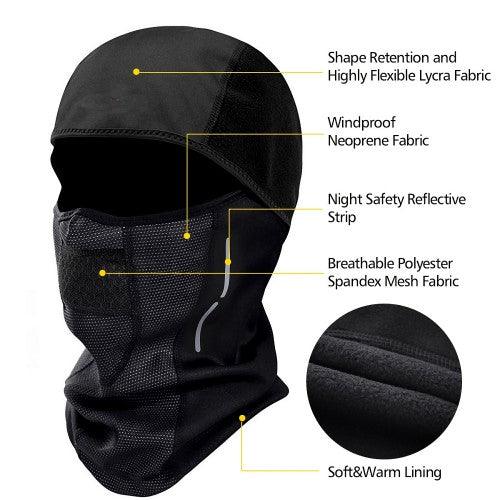 SGODDE Unisex Ski Mask, Balaclava Face Mask with Water Resistant and Windproof Fabric for Men, Women, Skiing, Cycling, Outdoor Winter Activities - Toytexx SGODDE Unisex Ski Mask, Balaclava Face Mask with Water Resistant and Windproof Fabric for Men, Women, Skiing, Cycling, Outdoor Winter Activities - Toytexx